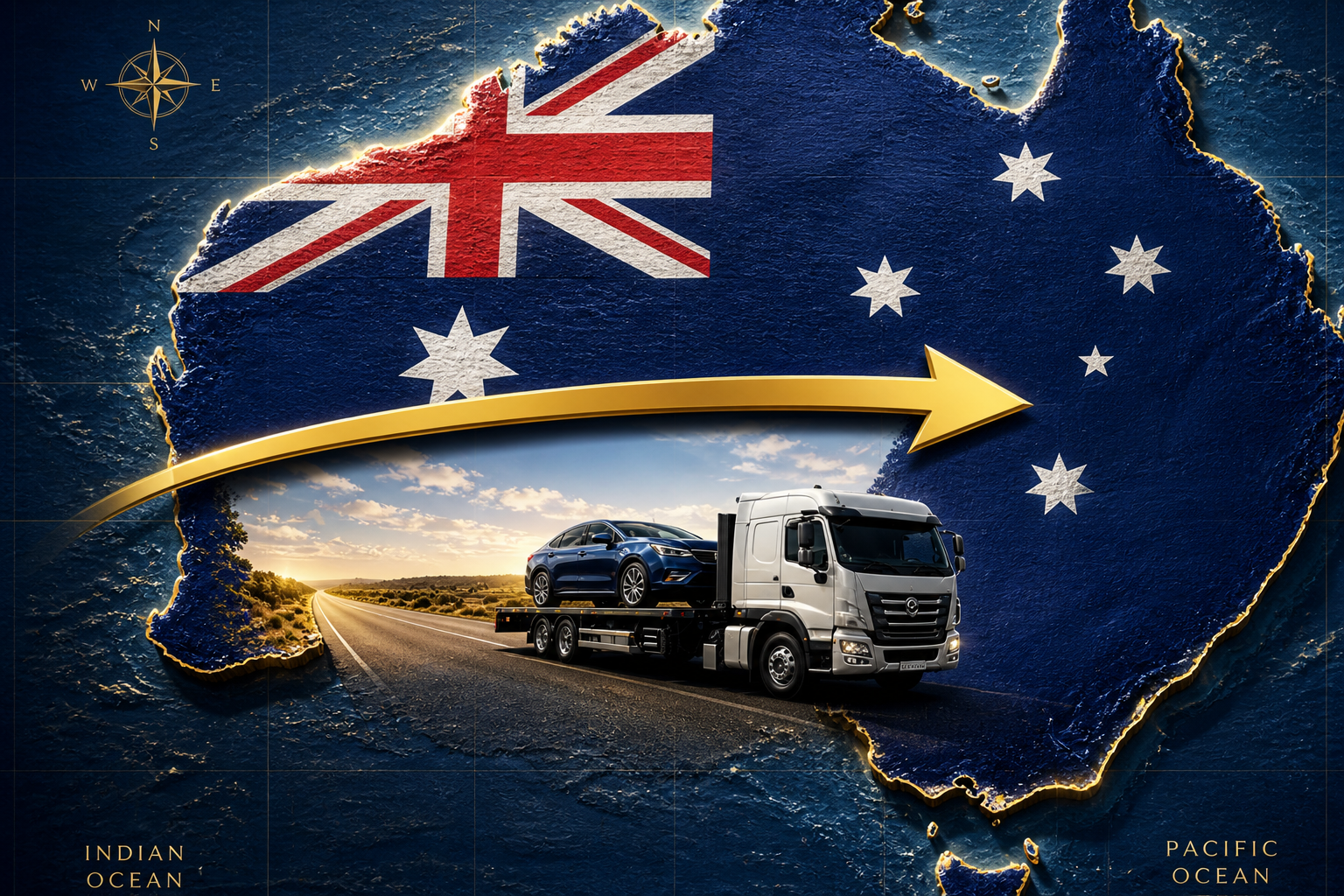 Australia delivery map